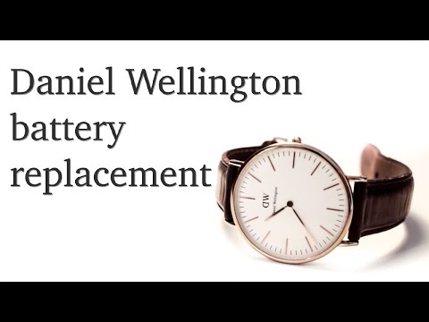 How to change the battery on Daniel Wellington watch?